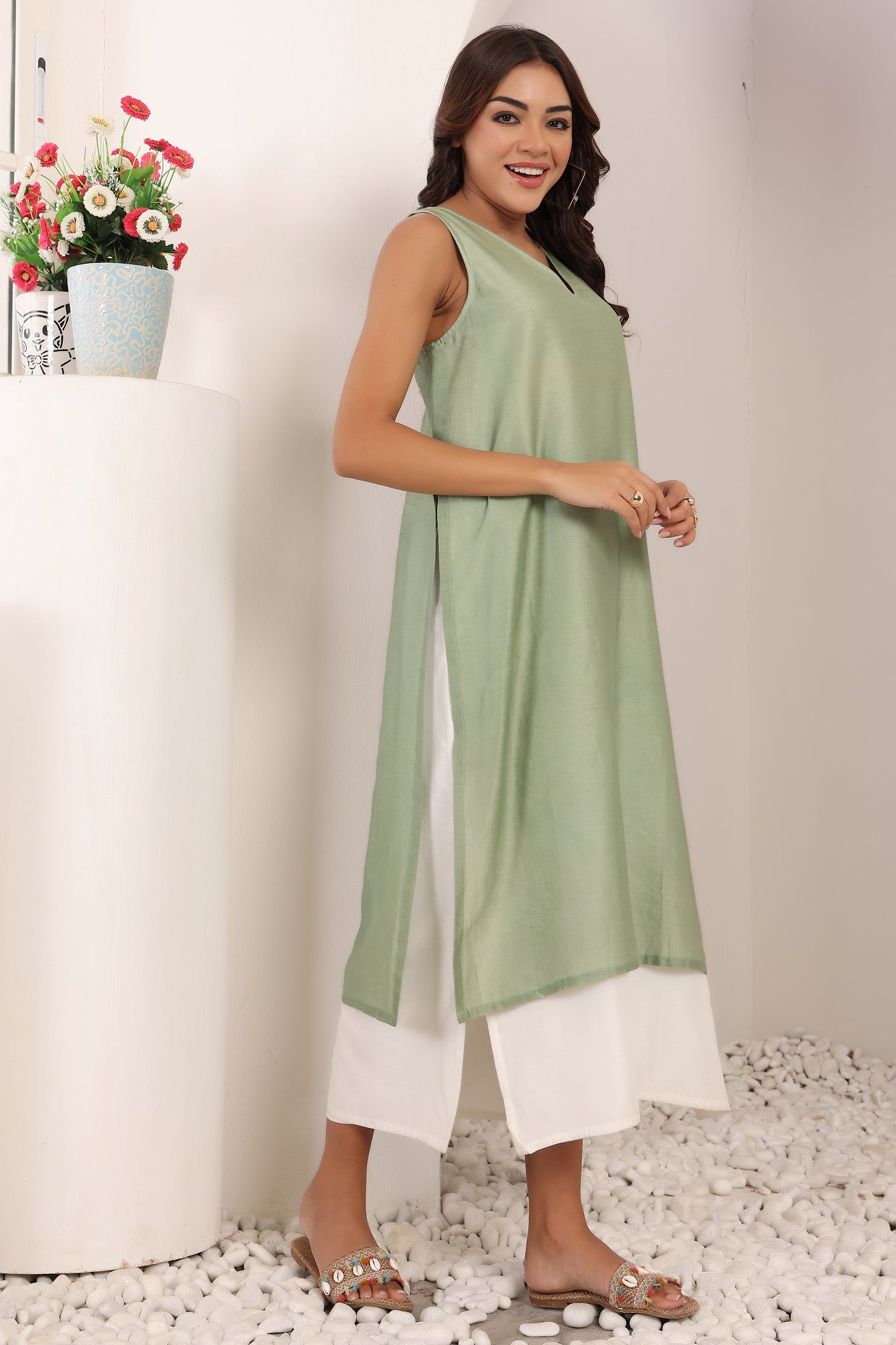 Overlay Long Dress